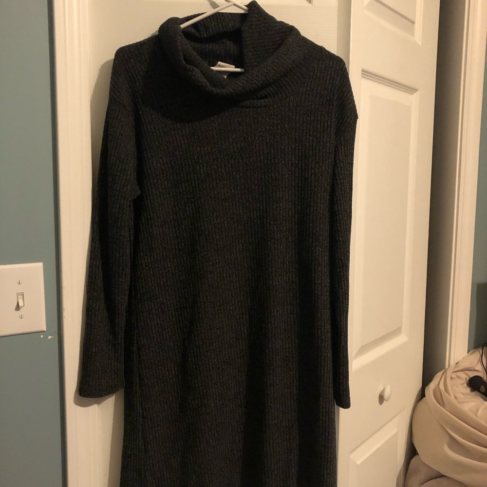 Women’s large gray sweater tunic